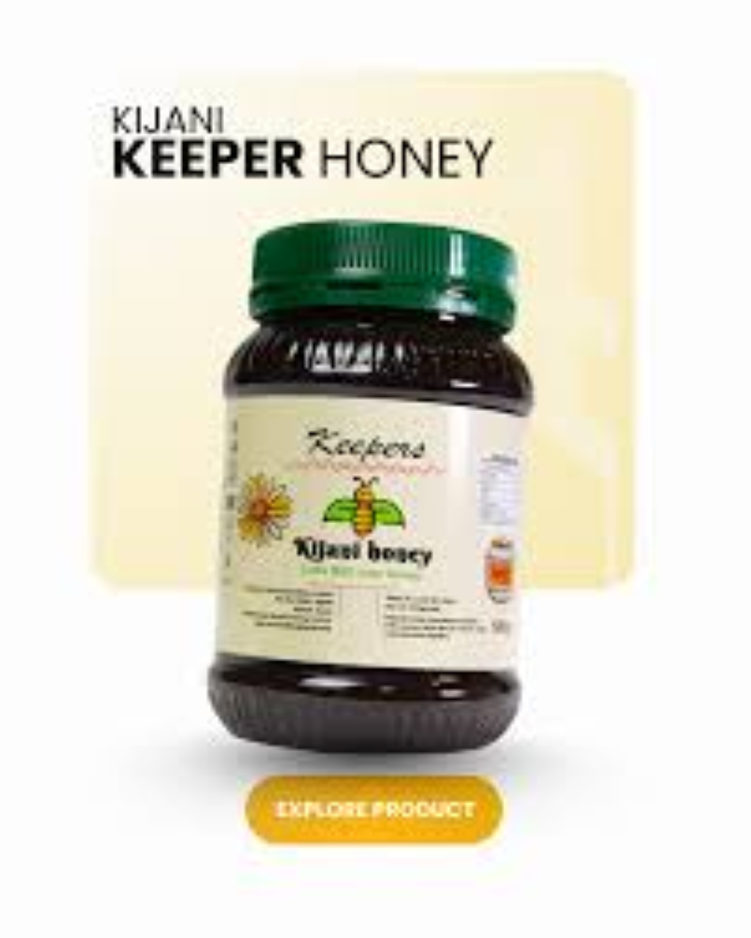 KIJANI KEEPERS HONEY JAR 1KG